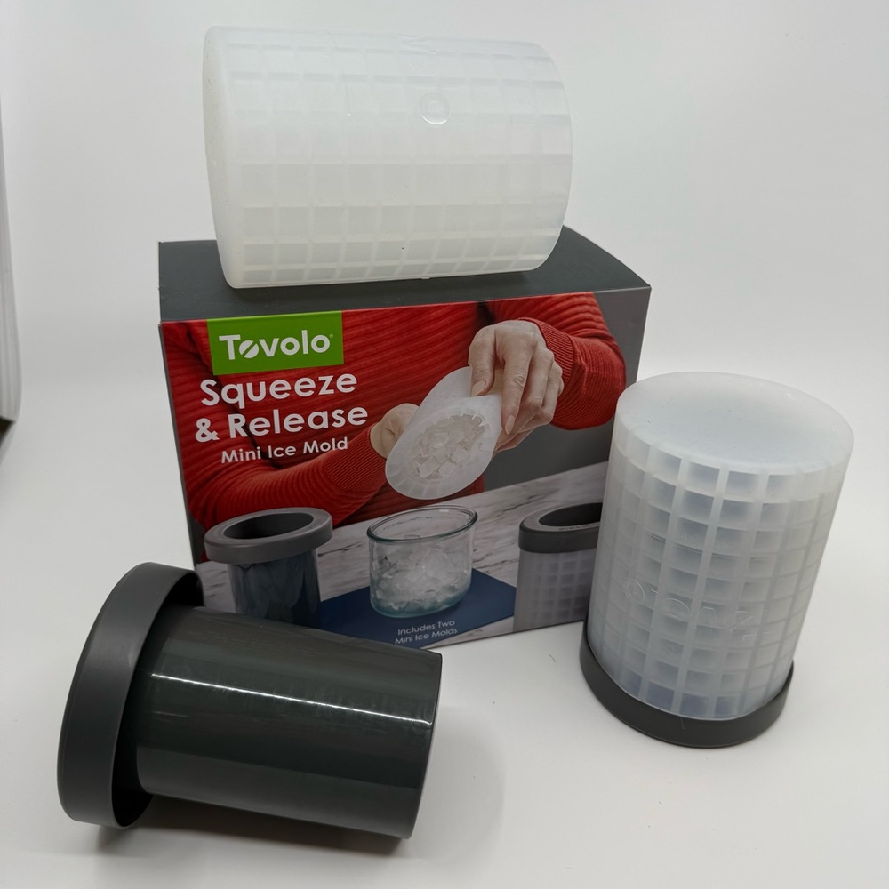 Tovolo Squeeze & Release Mini Ice Mold Set